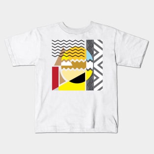 Beautiful Geometric Minimalist Abstract Kids T-Shirt